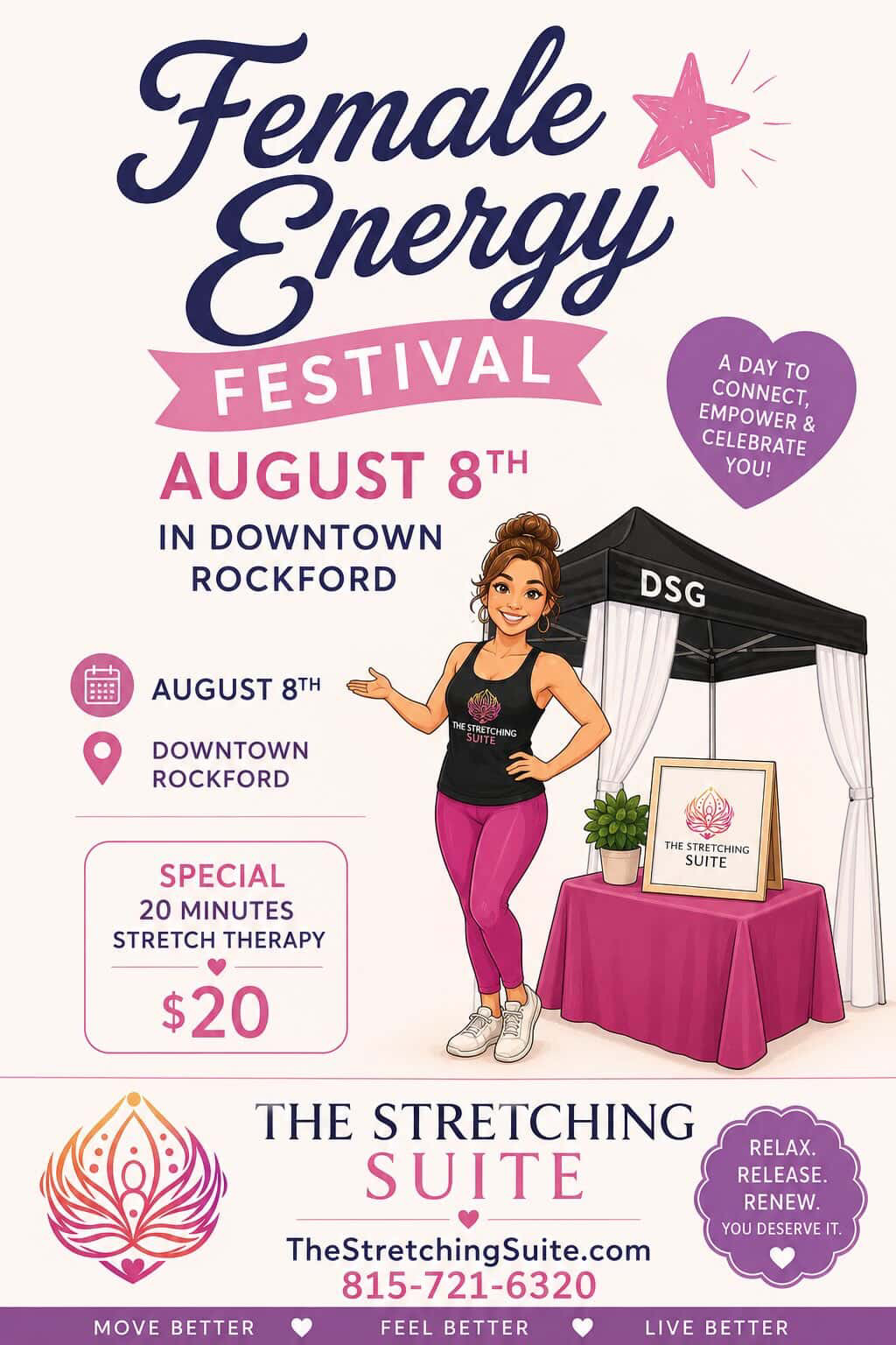 Female Energy Festival flyer