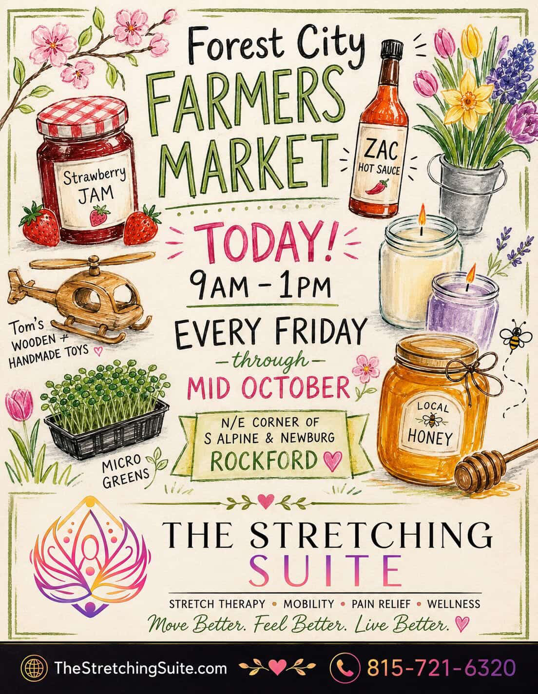 Forest City Farmers Market flyer