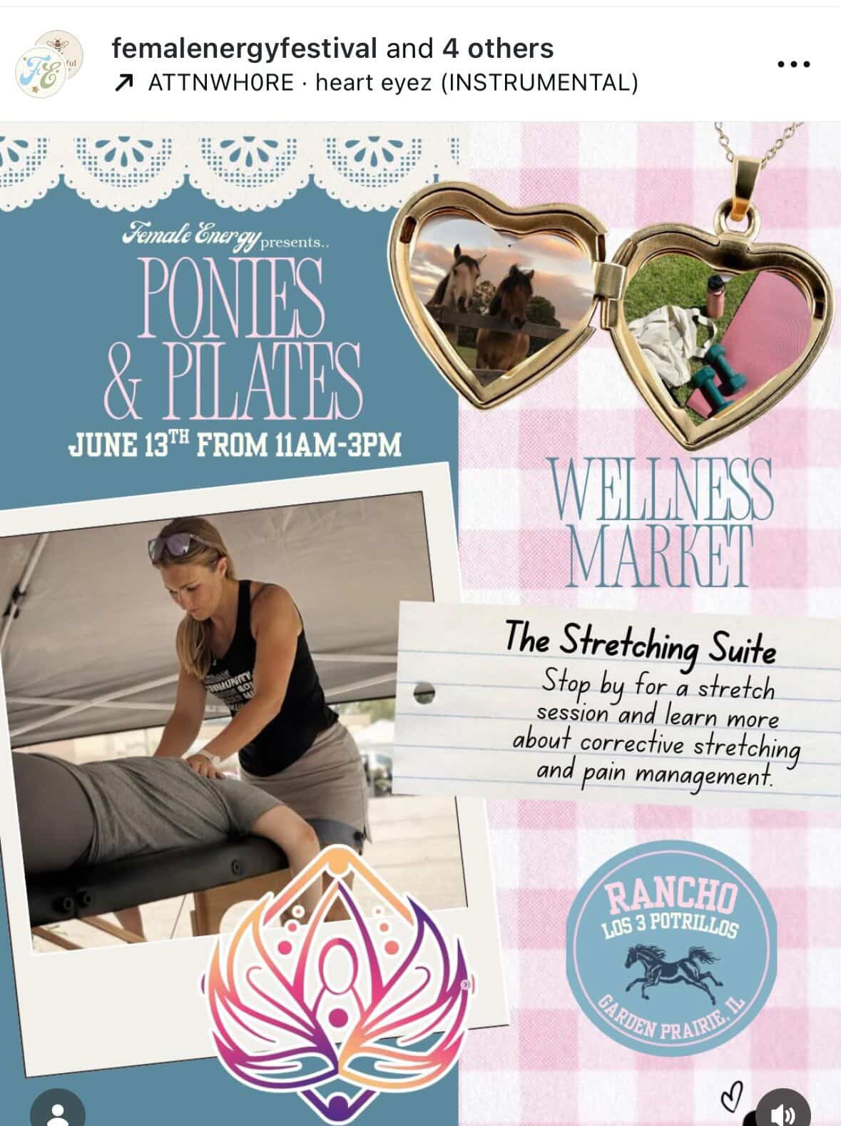Ponies & Pilates flyer