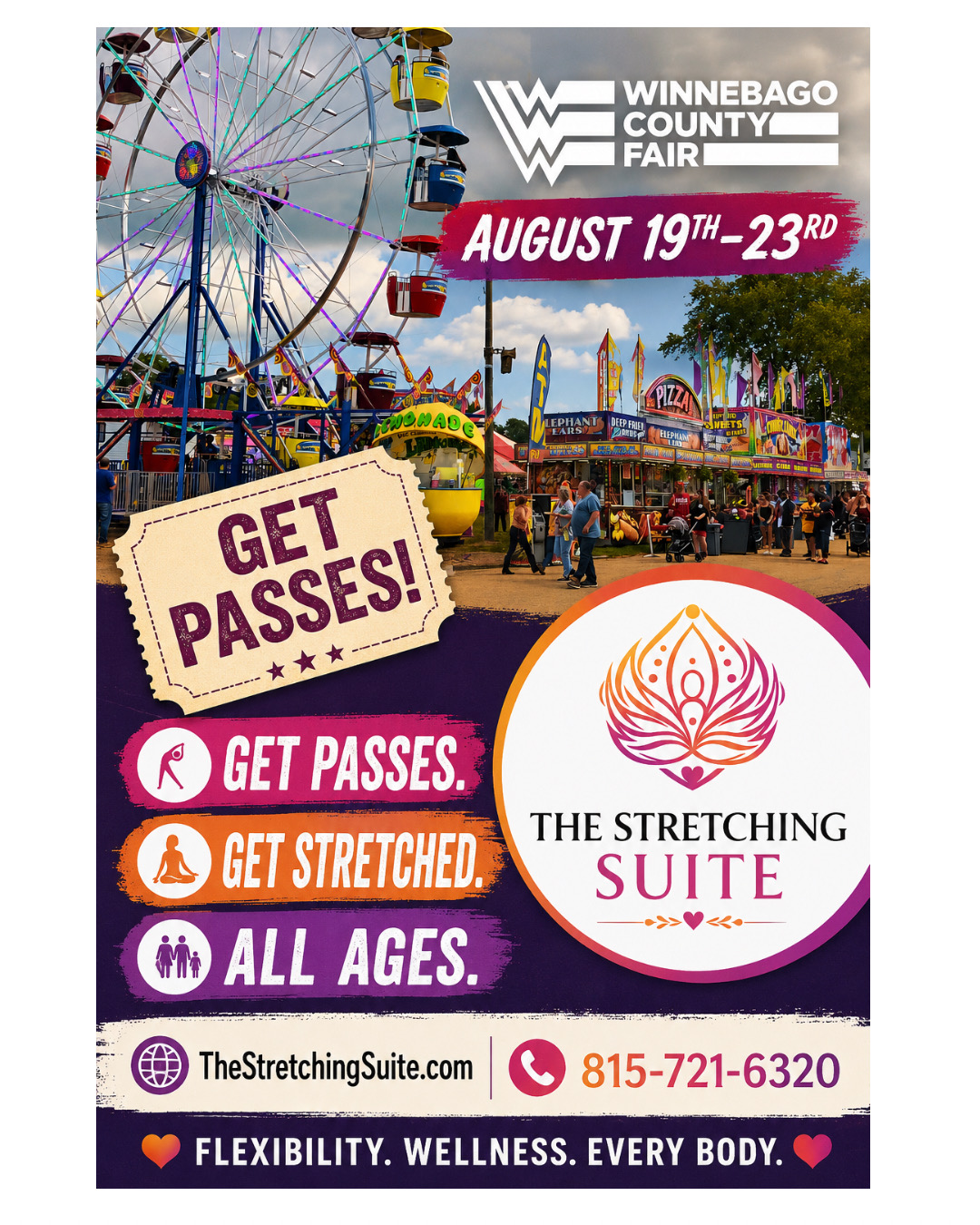 Winnebago County Fair flyer